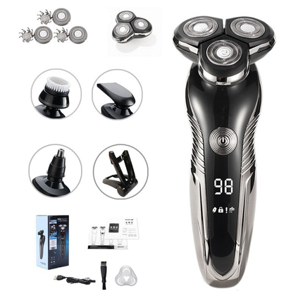 Precision Grooming | Waterproof Electric Razor for Men with Rechargeable Battery | Skin-Friendly Blades for Smooth Shaving 4
