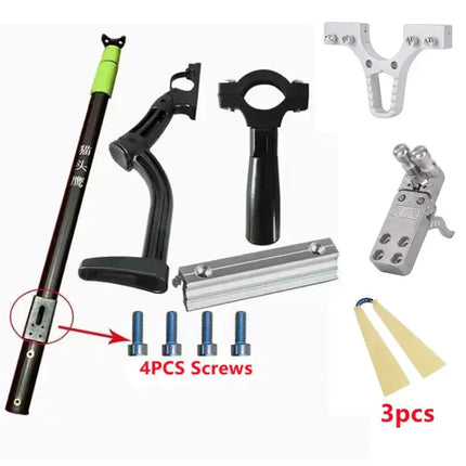 Precision Hunting Slingshot with Laser Sight & Ergonomic Grip | Durable Outdoor Tool for Accurate Target Practice 0