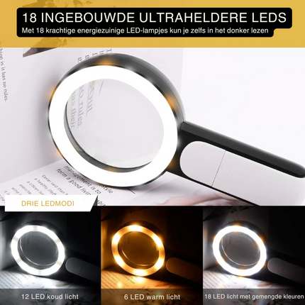 Precision Magnifying Glass | 30x Handheld Magnifier with LED Lighting for Detailed Observation 3