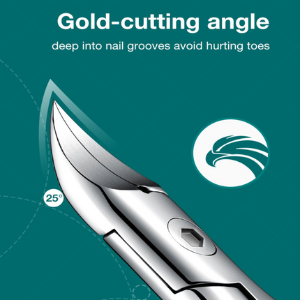 Precision Nail Scissors | Curved Blades for Effortless Grooming | Ideal for Seniors with Reduced Dexterity 0