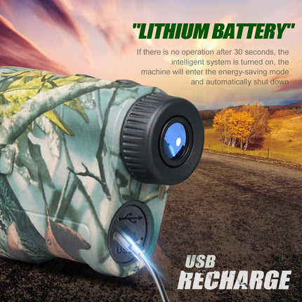 Precision Range Finder | 1000 Yards Laser Rangefinder with 6.5X Magnification | Compact & Weatherproof for Accurate Measurements 1