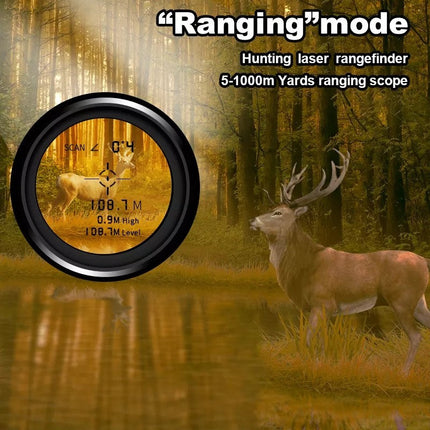 Precision Range Finder | 1000 Yards Laser Rangefinder with 6.5X Magnification | Compact & Weatherproof for Accurate Measurements 7