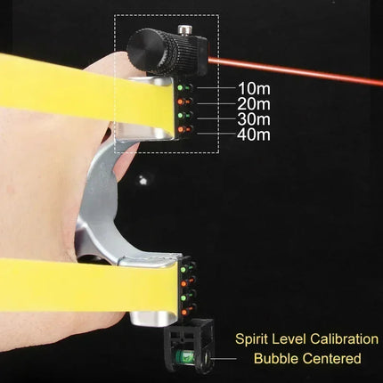 Precision Slingshot with Laser & Anti-Slip Grip | Lightweight Design for Accurate Targeting 4