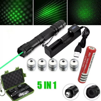 Precision Tool | Long Range Rechargeable Green Laser Pointer with Ultra-Bright Beam | Versatile for Outdoor Adventures 4