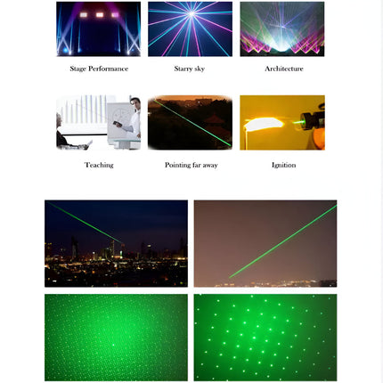 Precision Tool | Long Range Rechargeable Green Laser Pointer with Ultra-Bright Beam | Versatile for Outdoor Adventures 8