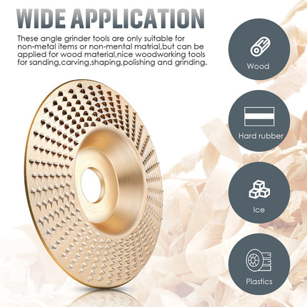 Precision Tools | Tungsten Carbide Grinding Wheel Disc with High Durability | Versatile Wood Trimming Solution 8