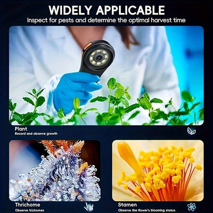 Precision View | 500X Handheld Microscope with 2MP Camera & Adjustable LEDs | Ideal for Coins and Jewelry Inspection 4