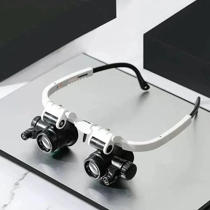 Precision Vision | LED Magnifying Glasses with 8x, 15x, 23x Magnification | Hands-Free Design for Detailed Work 0
