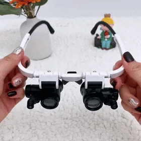 Precision Vision | LED Magnifying Glasses with 8x, 15x, 23x Magnification | Hands-Free Design for Detailed Work 6