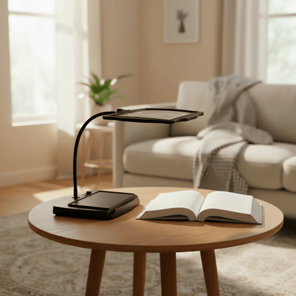 Precision Vision | Table Magnifier with LED Light & Adjustable Neck | 3x Magnification for Clear Detail Work 3