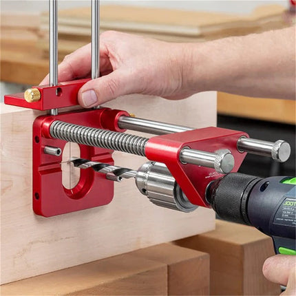 Precision Woodworking Tool | Adjustable Drilling Locator for Accurate Holes | Lightweight Design for Easy Use 3