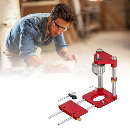 Precision Woodworking Tool | Adjustable Drilling Locator for Accurate Holes | Lightweight Design for Easy Use 4