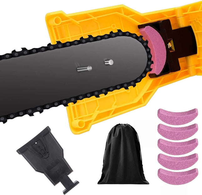 Precision | Chainsaw Sharpener with Integrated Angle Guide | Durable Tool for Optimal Cutting Performance 0
