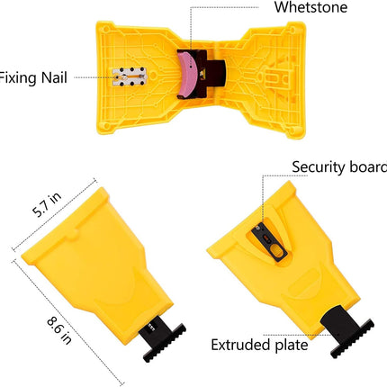 Precision | Chainsaw Sharpener with Integrated Angle Guide | Durable Tool for Optimal Cutting Performance 5