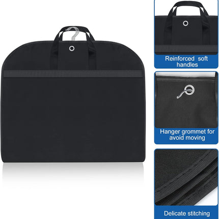 Premium Garment Bag Set | Waterproof Oxford Suit Cover with Gusset & Pockets for Travel and Storage 5