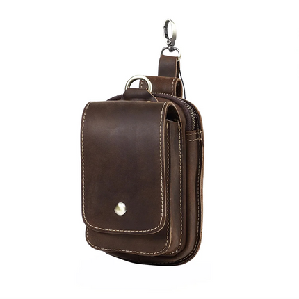Premium Leather Waist Pack for Men with Adjustable Strap | Stylish & Durable Bumbag for Organized Essentials 1