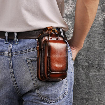 Premium Leather Waist Pack for Men with Adjustable Strap | Stylish & Durable for Everyday Use 2