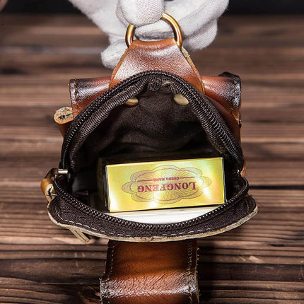 Premium Leather Waist Pack for Men with Adjustable Strap | Stylish & Durable for Everyday Use 4