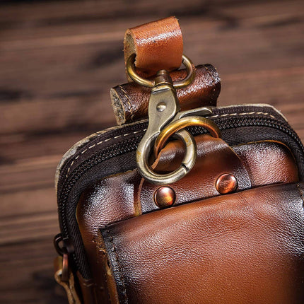 Premium Leather Waist Pack for Men with Adjustable Strap | Stylish & Durable for Everyday Use 5