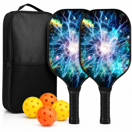 Premium Pickleball Paddle Set with Lightweight Graphite Rackets | Complete Equipment for Family Fun and Enhanced Control 3
