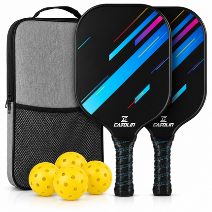 Premium Pickleball Paddle Set with Lightweight Graphite Rackets | Complete Equipment for Family Fun and Enhanced Control 6