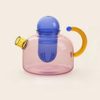 Blue and Pink / 1 Teapot