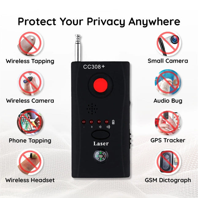 Privacy Guardian | RF Bug Detector for Hidden Cameras with Advanced Technology | Essential Tool for Personal Privacy Protection 1