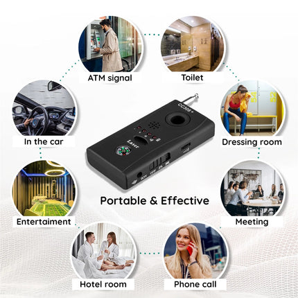 Privacy Guardian | RF Bug Detector for Hidden Cameras with Advanced Technology | Essential Tool for Personal Privacy Protection 7
