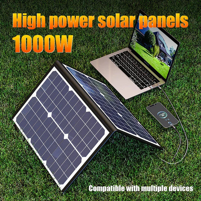 ProCharge | Foldable Solar Panel with MPPT & USB-C Charging | High Efficiency for Outdoor Power 1