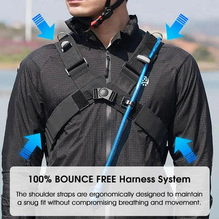 ProSport | Ultralight 10L Cycling Backpack with Hydration System | Ergonomic Design for Comfort and Convenience 4