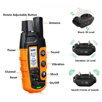ProTrain | Dog Training Collar with Beep, Vibration & Shock Modes | Waterproof Design for Effective Outdoor Training 3