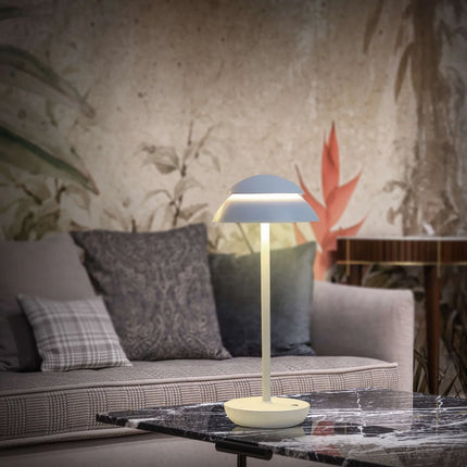 Cordless Scandinavian Table Lamp with Touch-Controlled Dimming | Rechargeable Lighting for Home Decor