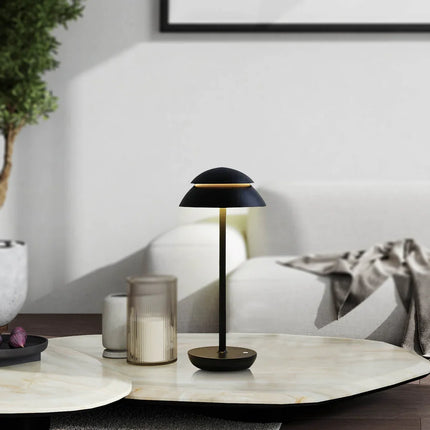 Cordless Scandinavian Table Lamp with Touch-Controlled Dimming | Rechargeable Lighting for Home Decor