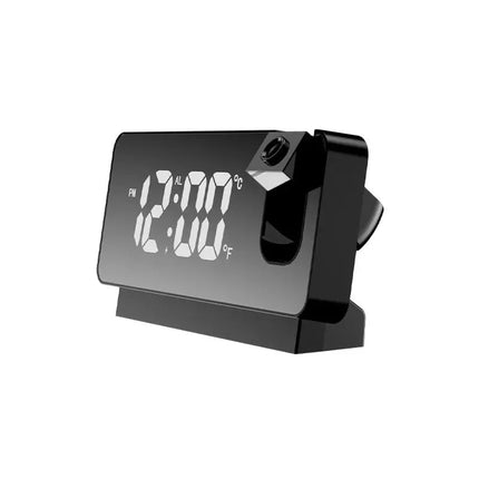 Projection Alarm Clock, Digital Alarm Clock with Projector and Mirror Display – image 10