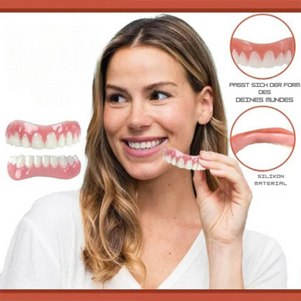 Secure Fit Dentures Adjustment Set, Reusable Denture Grip for Upper and Lower Dentures