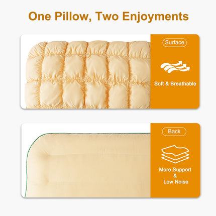 Puff Pillow | Best Pillow for Neck Pain with Fluffy Soft Design | Ergonomic Support for Ultimate Comfort 3