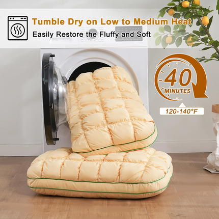Puff Pillow | Best Pillow for Neck Pain with Fluffy Soft Design | Ergonomic Support for Ultimate Comfort 6