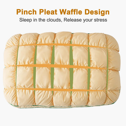 Puff Pillow | Best Pillow for Neck Pain with Fluffy Soft Design | Ergonomic Support for Ultimate Comfort 7