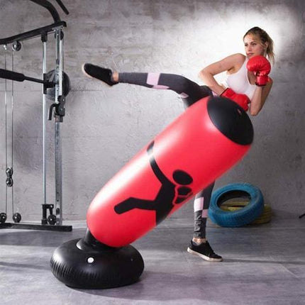 PunchPro | Inflatable Boxing Punching Bag with Stable Base | Fun Fitness for All Ages 0