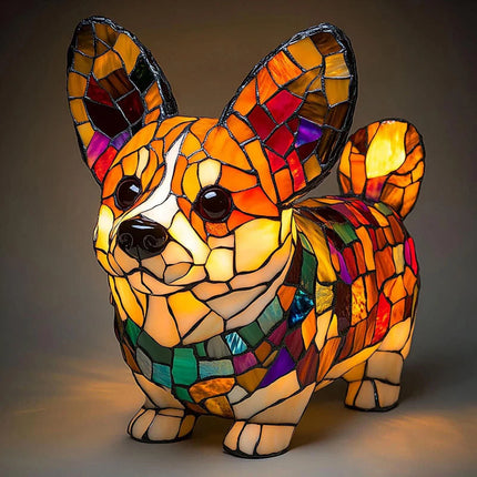 Puppy Art | LED Desk Lamp with Glare-Free Lighting & Unique Resin Design for Cozy Ambiance 10