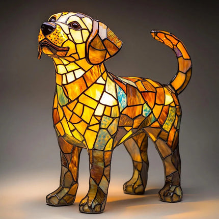 Puppy Art | LED Desk Lamp with Glare-Free Lighting & Unique Resin Design for Cozy Ambiance 14