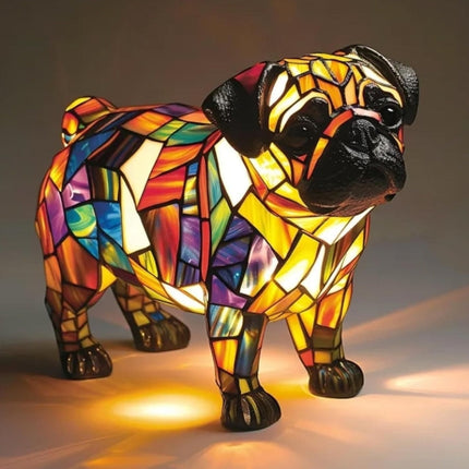 Puppy Art | LED Desk Lamp with Glare-Free Lighting & Unique Resin Design for Cozy Ambiance 16