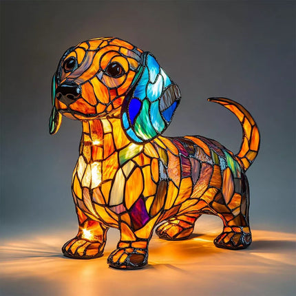 Puppy Art | LED Desk Lamp with Glare-Free Lighting & Unique Resin Design for Cozy Ambiance 9
