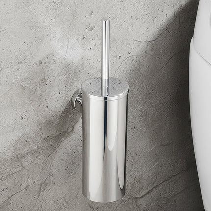 PureSteel | Stainless Steel Toilet Brush Set with Wall-Mounted Design | Modern Matte Black Finish for Stylish Bathrooms 10
