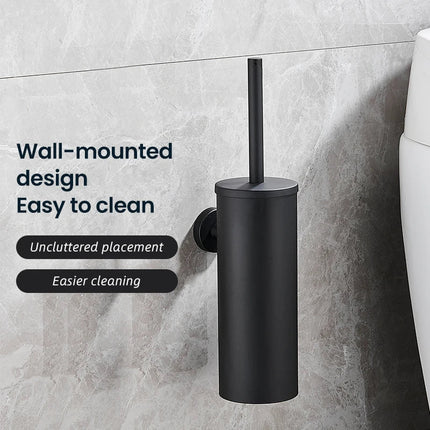 PureSteel | Stainless Steel Toilet Brush Set with Wall-Mounted Holder | Elegant Design for Tidy Bathrooms 5
