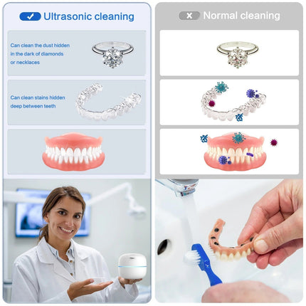 PureVive | Ultrasonic Dental Cleaner Pro with UV-C Sterilization | Deep Cleaning for Dental Appliances 4