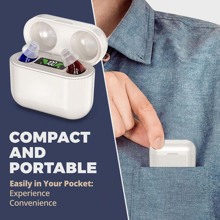 Pure OTC Hearing Aids | Wireless Rechargeable Design with 30-Hour Battery Life for Enhanced Sound Clarity 3