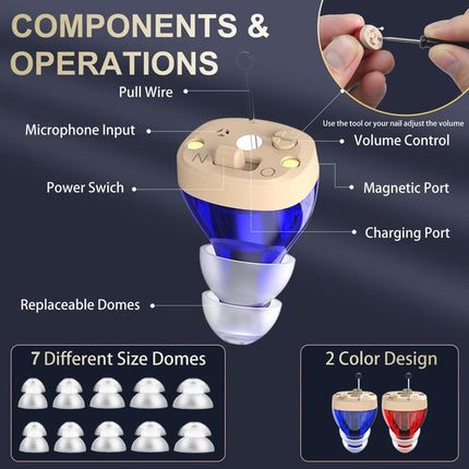 Pure OTC Hearing Aids | Wireless Rechargeable Design with 30-Hour Battery Life for Enhanced Sound Clarity 5