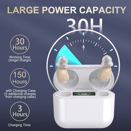 Pure OTC Hearing Aids | Wireless Rechargeable Design with 30-Hour Battery Life for Enhanced Sound Clarity 6