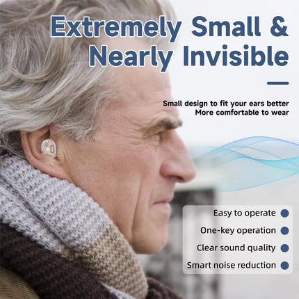 Pure OTC Hearing Aids | Wireless Rechargeable Design with 30-Hour Battery Life for Enhanced Sound Clarity 7
